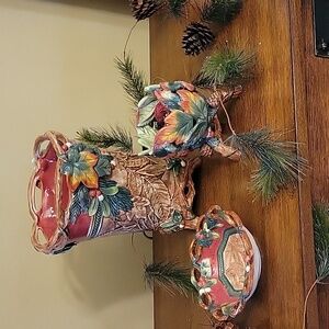 Fitz and Floyd christmas lodge